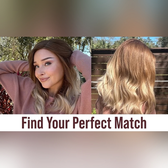 Ombre Brown and Blonde Wig - Picture 6 of 6